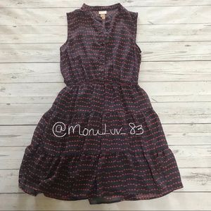 Mossimo sheer sleeveless spring summer dress S